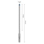 Bosch Expert 7x150x215 mm SDS Plus-7X Kırıcı Delici Delme Ucu