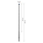 Bosch Expert 8x200x265 mm SDS Plus-7X Kırıcı Delici Delme Ucu