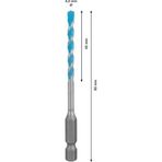Bosch Expert HEX-9 4x45x90 mm Multi Construction Delme Ucu