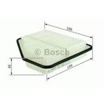 Bosch F026400132 Honda Civic VIII HB FN FK Hava Filtresi