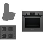 Bosch & Ferre Grigio HBF512BH1T - SS208 - D088 Gri 3'lü Ankastre Set
