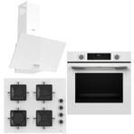 Bosch & Ferre HUA717BV0T - SS206 - D087 White City 3'lü Ankastre Set