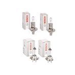 Bosch Fiat Linea 2 Uzun H7 Far 2 Kısa H1 Far Ampul Uzun Kısa Far Ampul Set