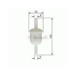 Bosch Fiat Panda 1000 ACT 1987-1990 Benzin Filtresi