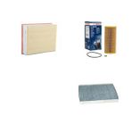 Bosch Filtre Bakım Seti Audi A4 2.0 Tdı Bpw Brc Motor 2005-2008 Hava + Yağ F. + Polen Filtre Sardes
