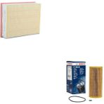 Bosch Filtre Bakım Seti Audi A4 2.0 Tdı Bpw Brc Motor 2005-2008 Hava + Yağ Filtre