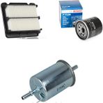 Bosch Filtre Bakım Seti Chevrolet Aveo T250 T255 2008-2010 1.2 Benzinli Hava + Yağ F.+ Yakıt Filtre Bosch