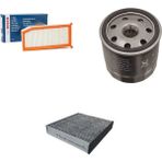 Bosch Filtre Bakım Seti Dacia Lodgy 1.5 Dci 109 Beygir K9K666 Motor Hava + Yağ f. + Polen Filtre Sardes