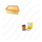 Bosch Filtre Bakım Seti Ford Fiesta 1.4 Tdcı 2010-2013 Dizel Euro 5 İçin Hava + Yağ Filtre