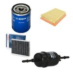 Bosch Filtre Bakım Seti Ford Fiesta V 1.4 16V Benzinli 2000-2008 Hava + Yağ F.+ Yakıt Filtre + Polen Bosch