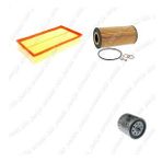 Bosch Filtre Bakım Seti Mercedes E290 Td W210 1996-1999 Dizel Hava + Yağ F. + Yakıt Filtre Mahle