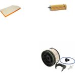 Bosch Filtre Bakım Seti Mercedes S Serisi S 400 W222 2013+ Dizel 340 Beygir Hava + Yağ F. + Yakıt Filtre Mahle