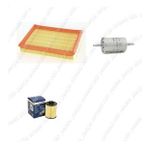 Bosch Filtre Bakım Seti Opel Corsa B 1.2 16v Benzin Klimasız 1998-2000 Hava + Yağ f. + Yakıt Filtre Bosch