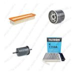 Bosch Filtre Bakım Seti Renault Clio III 1.2 Benzinli 2005-2011 Hava + Yağ F + Yakıt F. + Polen Filtron