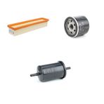 Bosch Filtre Bakım Seti Renault Clio Iıı 1.2 Benzinli 2006-2012 Hava + Yağ F.+ Yakıt Filtre Bosch