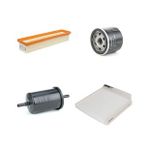 Bosch Filtre Bakım Seti Renault Clio Iıı 1.2 Benzinli 2006-2012 Hava + Yağ F.+ Yakıt Filtre + Polen Sardes