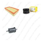 Bosch Filtre Bakım Seti Renault Clio III 1.4 1.6 Benzinli 2005-2011 Hava + Yağ f. + Yakıt Filtre Bosch