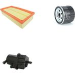 Bosch Filtre Bakım Seti Renault Clio Iıı 1.5 Dcı Dizel 2005-2011 Hava + Yağ F. + Yakıt Filtre Bosch
