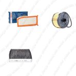 Bosch Filtre Bakım Seti Renault Clio IV 0.9 Benzinli 2012-2019 Hava + Yağ F. + Polen Filtre Bosch