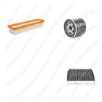 Bosch Filtre Bakım Seti Renault Clio IV 1.2 75 Beygir Benzinli 2012-2019 Hava + Yağ f. + Polen Filtre Sardes