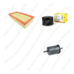 Bosch Filtre Bakım Seti Renault Clio IV 1.6 110 Beygir Benzinli 2012-2019 Hava + Yağ f. + Yakıt Filtre Bosch