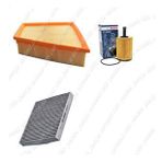 Bosch Filtre Bakım Seti Skoda Fabia 1.4 TDI 2003-2008 Dizel AMF Motor Hava + Yağ f. + Polen Filtre Sardes