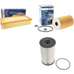 Bosch Filtre Bakım Seti Skoda Superb 2.0 TDI Dizel 2010-2015 CFGB CFFB CLJA Motor Hava + Yağ f. + Yakıt Filtre Bosch