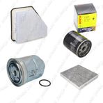 Bosch Filtre Bakım Seti Toyota Auris 1.4 D 4d Dizel 2007-2008 Hava + Yağ F + Yakıt F. + Polen Sardes