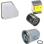 Bosch Filtre Bakım Seti Toyota Auris 1.4 D 4d Dizel 2007-2008 Hava + Yağ F. + Yakıt Filtre Bosch