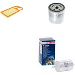 Bosch Filtre Bakım Seti Volkswagen Golf 4 1.6 Benzin AUS ATN Motor 105 Beygir 1998-2003 Hava + Yağ f. + Yakıt Filtre Bosch