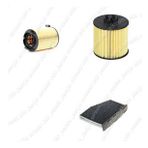 Bosch Filtre Bakım Seti Volkswagen Jetta 1.4 TSI 2007-2008 122 Beygir CAXA Motor Hava + Yağ F. + Polen Filtre Bosch