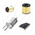 Bosch Filtre Bakım Seti Volkswagen Jetta 1.4 TSI 2007-2008 122 Beygir CAXA Motor Hava + Yağ F + Yakıt F. + Polen Sardes