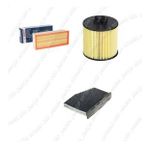 Bosch Filtre Bakım Seti Volkswagen Jetta 1.4 TSI 2007-2010 140-170 Beygir BMY CAVD Motor Hava + Yağ F. + Polen Filtre Bosch