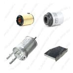 Bosch Filtre Bakım Seti Volkswagen Jetta 4 1.2 TSI 2011-2015 CBZB Motor Hava + Yağ F + Yakıt F. + Polen Sardes