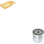 Bosch Filtre Bakım Seti Volkswagen Polo 1.4 100 Beygir Afh Benzinli 1995-1999 Hava + Yağ Filtre