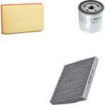 Bosch Filtre Bakım Seti Volkswagen Polo 1.4 Benzin 75 Beygir 9N 2002-2009 AUA BBY BKY Hava + Yağ F. + Polen Filtre Bosch