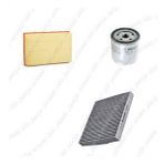 Bosch Filtre Bakım Seti Volkswagen Polo 1.4 Benzin 75 Beygir 9N 2002-2009 AUA BBY BKY Hava + Yağ f. + Polen Filtre Sardes