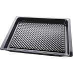 Bosch Fırınlar Için Air Fry ve Grill Tepsisi Buharlı Pişirme Için Ideal Delikli Antrasit Emaye