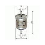 Bosch Ford Fiesta 1.6i 2001-2008 Benzin Filtresi