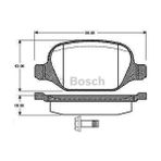 Bosch Fren Balatası Arka Wva 23517 Fiat Linea 07 Alfa Romeo 147 156 1.6 1.9jtd 2.0