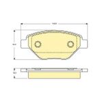 Bosch Fren Balatası Ön 122Mm Megane II 1.4 16V 02