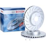 Bosch Fren diski; Ön Takım (2 Adet) MERCEDES E 250 CDI 4MATIC 1/2011 - 8/2016 150 kW 212 OM 651.924