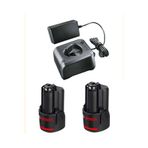Bosch Gba 12v 2.0ah Professional Akü (Çift) ve Gal 12 V-20 Şarj Aleti