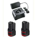 Bosch Gba 12V 2.0AH Profesyonel Akü Çift ve Gal 12V-20 Şarj Cihazı - Seçenek 1