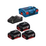 Bosch Gba 18v 5,0ah 3x + Gal 18-40 Cv L-boxx - 0615990l3t