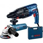 Bosch GBH240 Profesyonel Kırıcı Delici + Bosch GWS750-125 Profesyonel Avuç Taşlama Set