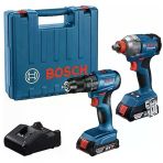 Bosch Gdx 18V-285 + Gsb 185-Lı Akülü Somun Sıkma Ve Vidalama Kombi Set (2X5.0ah)