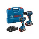 Bosch GDX 18V-285 + GSR 185-Li 2x5 Ah Akülü Elektrikli El Aletleri Seti