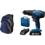 Bosch Gelişmiş 2 Ah Li-Ion Darbeli Matkap ve Mavi Sırt Çantası Seti - Seçenek 1