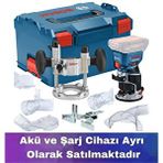 Bosch Gkf 18v-8 + Te 600 Akülü Dik Freze L-boxx (solo) 06016c2003 Mavi